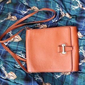 Michael Kors orange crossbody bag